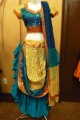 True Teal and Beige 3 pc Lehnga