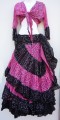 25 Yard Jaipur Skirt and Top Pink Black 