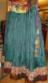 Gorgeous Green Crush Silk Skirt