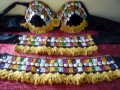 Beautiful 3 pc Tribal Bra Belt #6