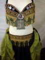 Great Green and Yellow Bra Belt Set #13