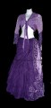 Jaipur Skirt Ensemble Multi hue Purple