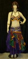 Gorgeous Ensemble Half Skirt Full Skirt Bra Multi Purple Red Yellow