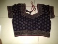 Block Print Blue Pure Cotton Choli 