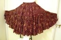  25 LOVELY JAIPUR ATS SKIRT Maroon