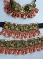 Beautiful Peacock Motif Bra Belt Set  #19